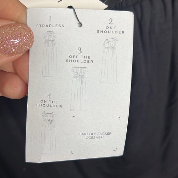 NWT Lane Bryant Black Convertible A-line Dress - Picture 9 of 16